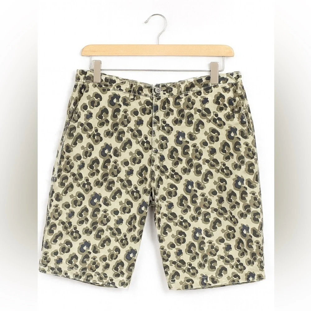 Decibel Dry Good Men's Size 38 Long Chino Camo Shorts.  11